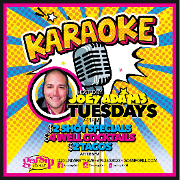 Karaoke with Joey Adams