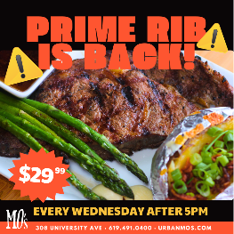 Roasted Prime Rib is Back!