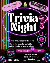 Trivia! Hosted by Sunset Trivia
