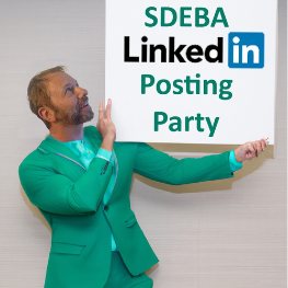 LinkedIn Posting Party and Networking with Milo Shapiro