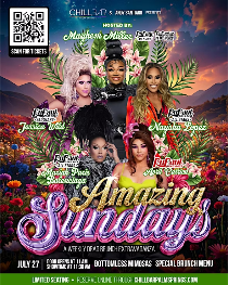 AMAZING SUNDAYS DRAG BRUNCH at CHILL BAR PALM SPRINGS