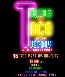 🌮🍕 Tequila + Taco Pizza Tuesday