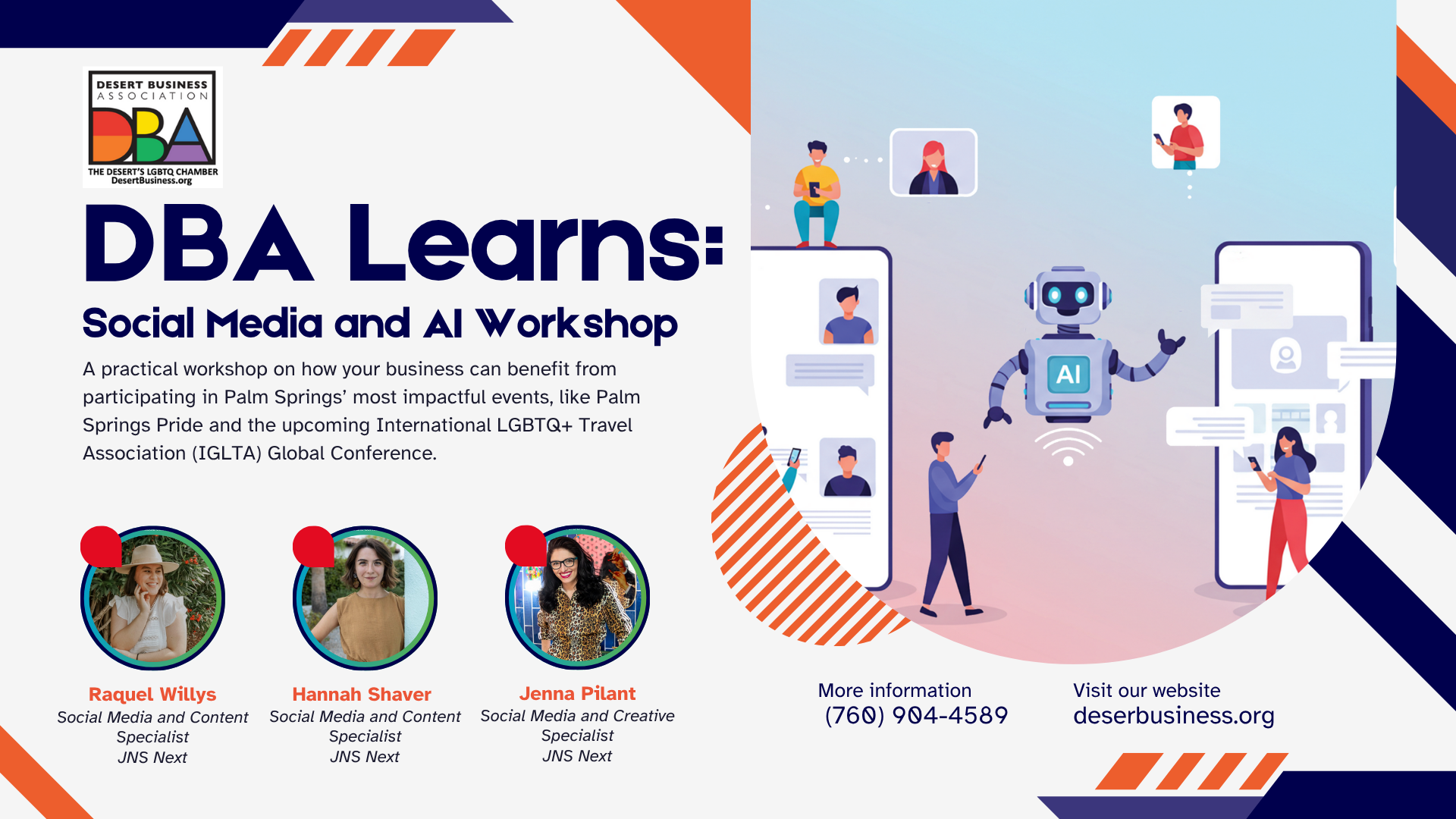 DBA Learns: Social Media and AI Workshop