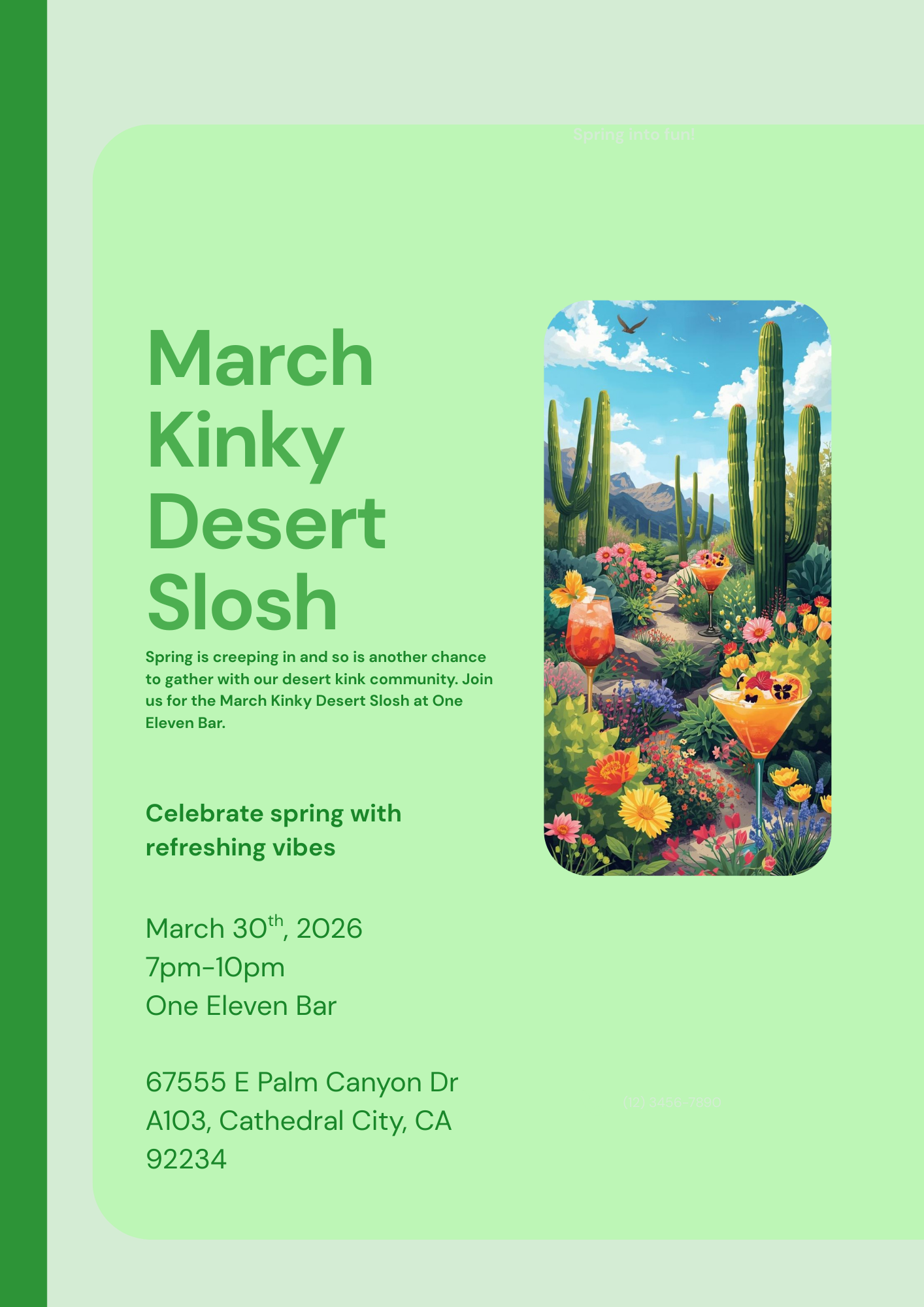 March Kinky Desert Slosh