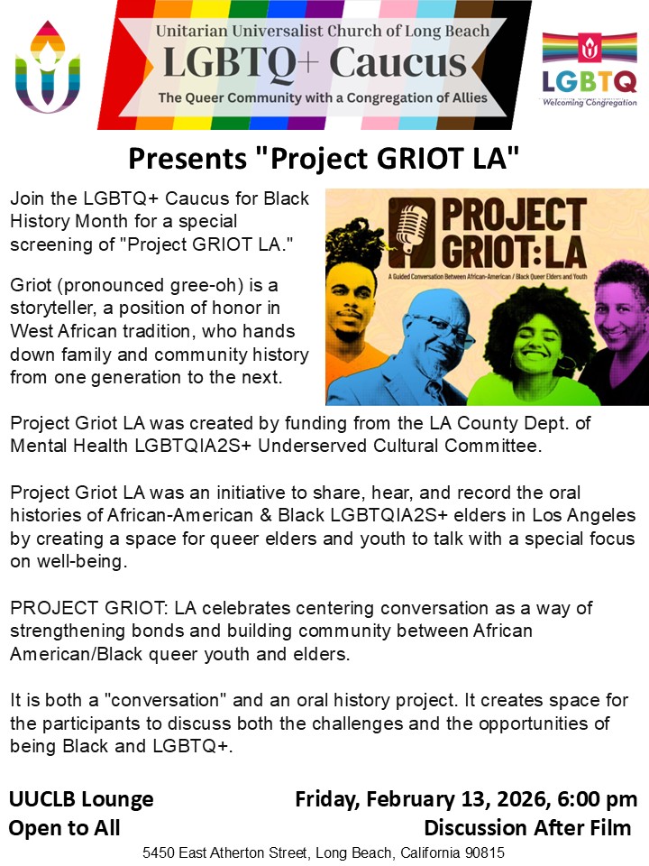 Movie Night:  Project GRIOT LA