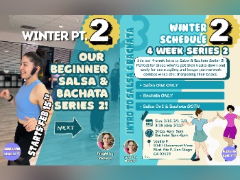Winter Pt 2 - 4Wk Series 2: Intro to Salsa & Bachata
