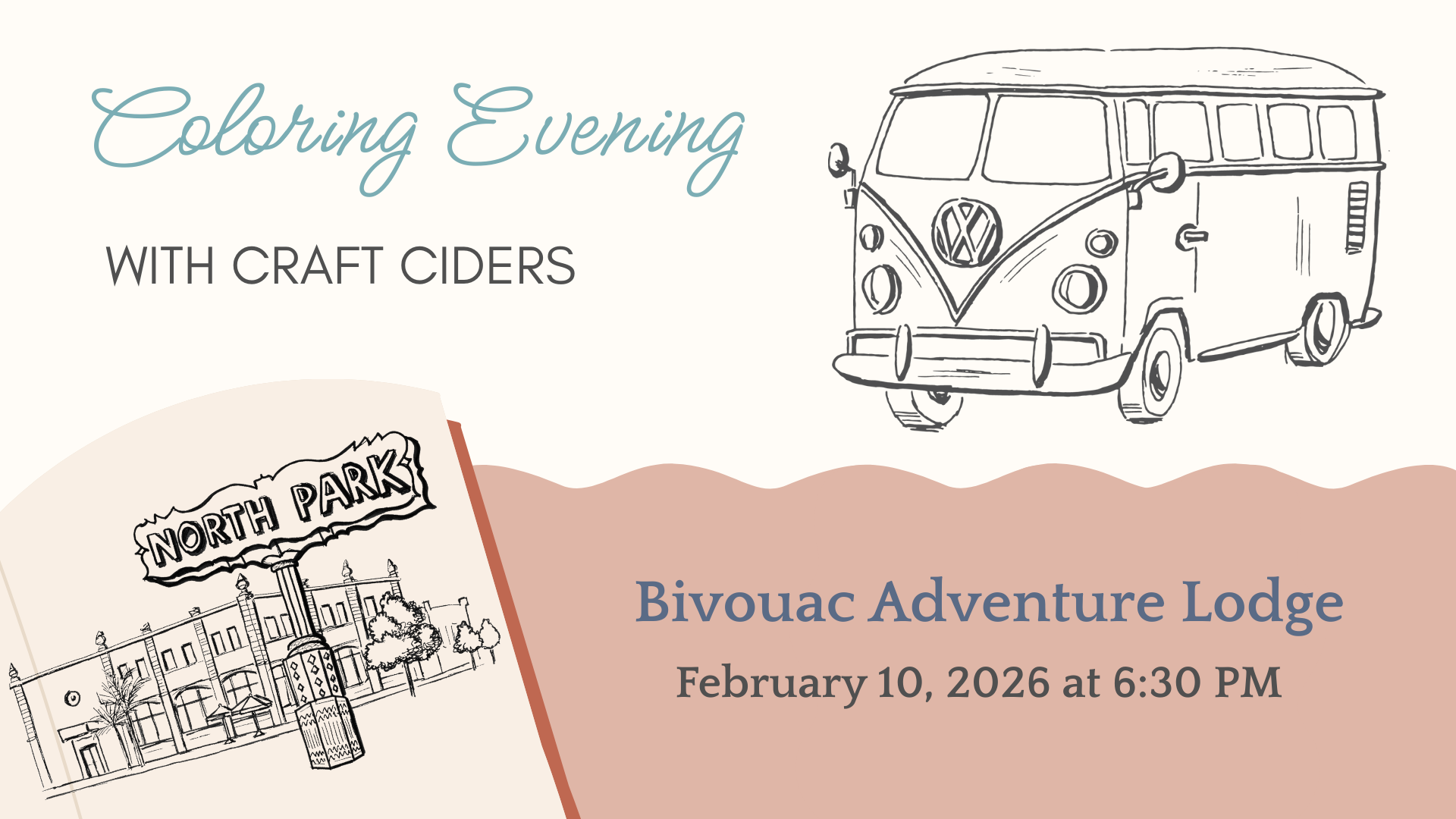 Coloring Evening with Craft Ciders