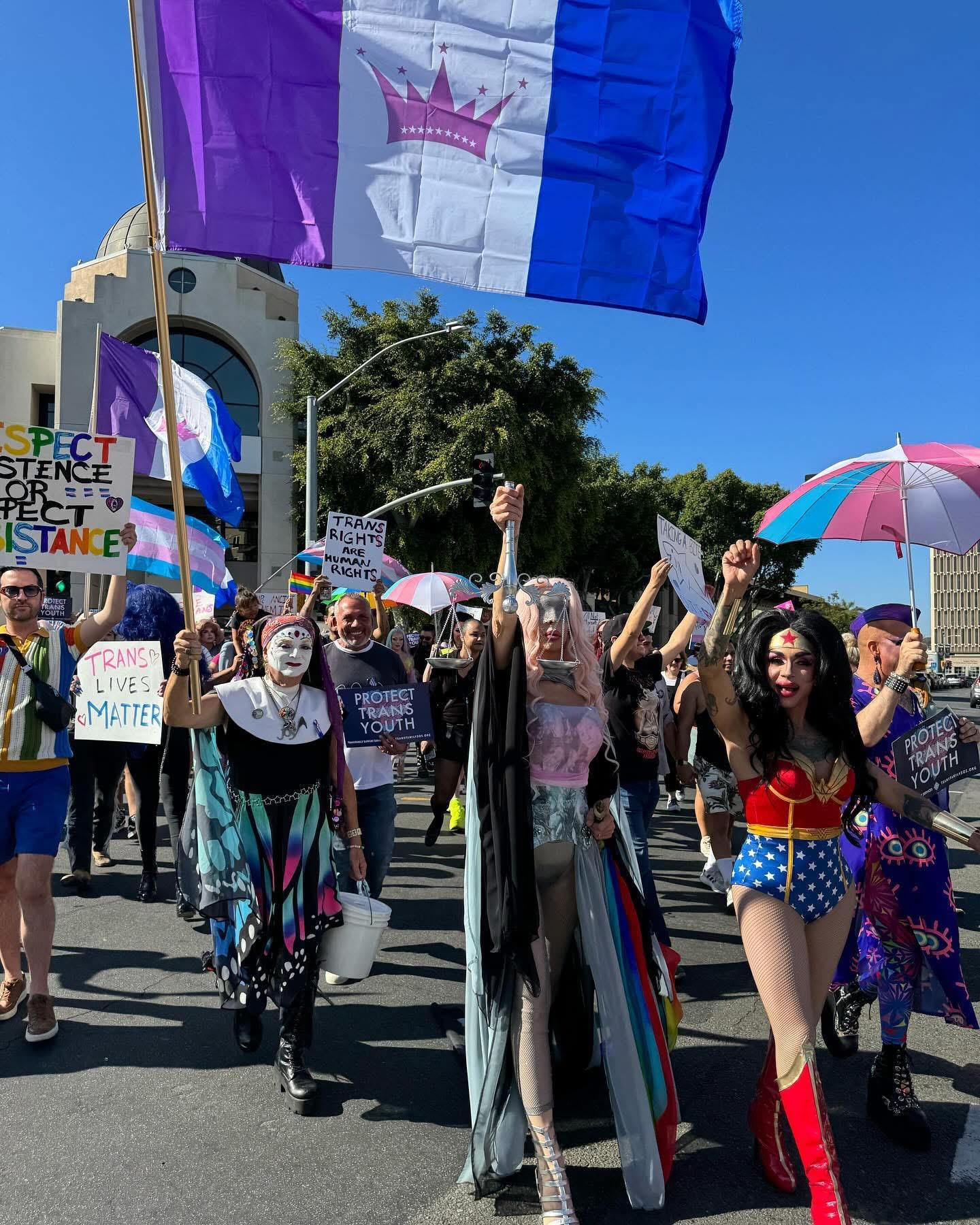 DRAG March for Trans Rights