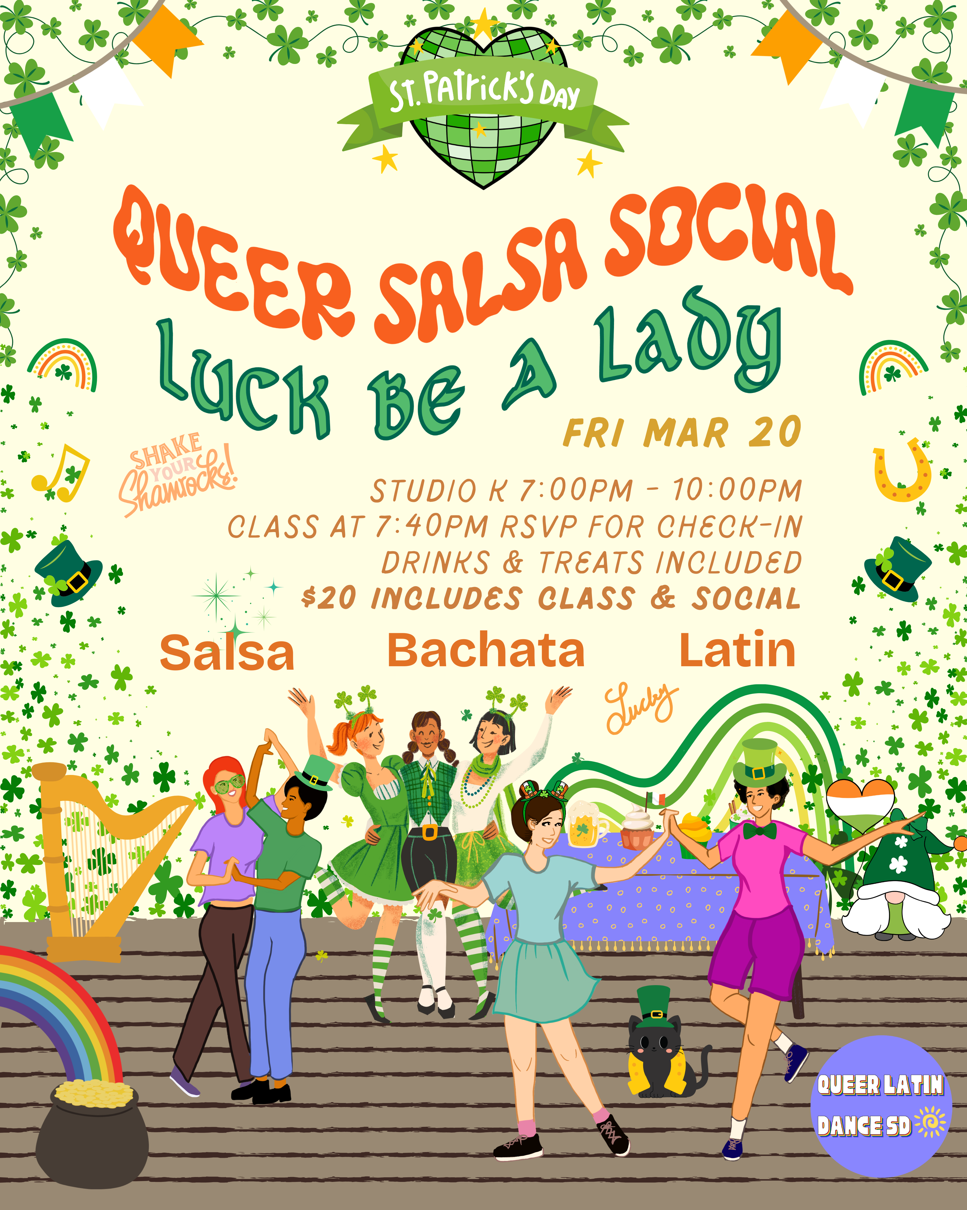 Queer Salsa Social: Luck Be a Lady