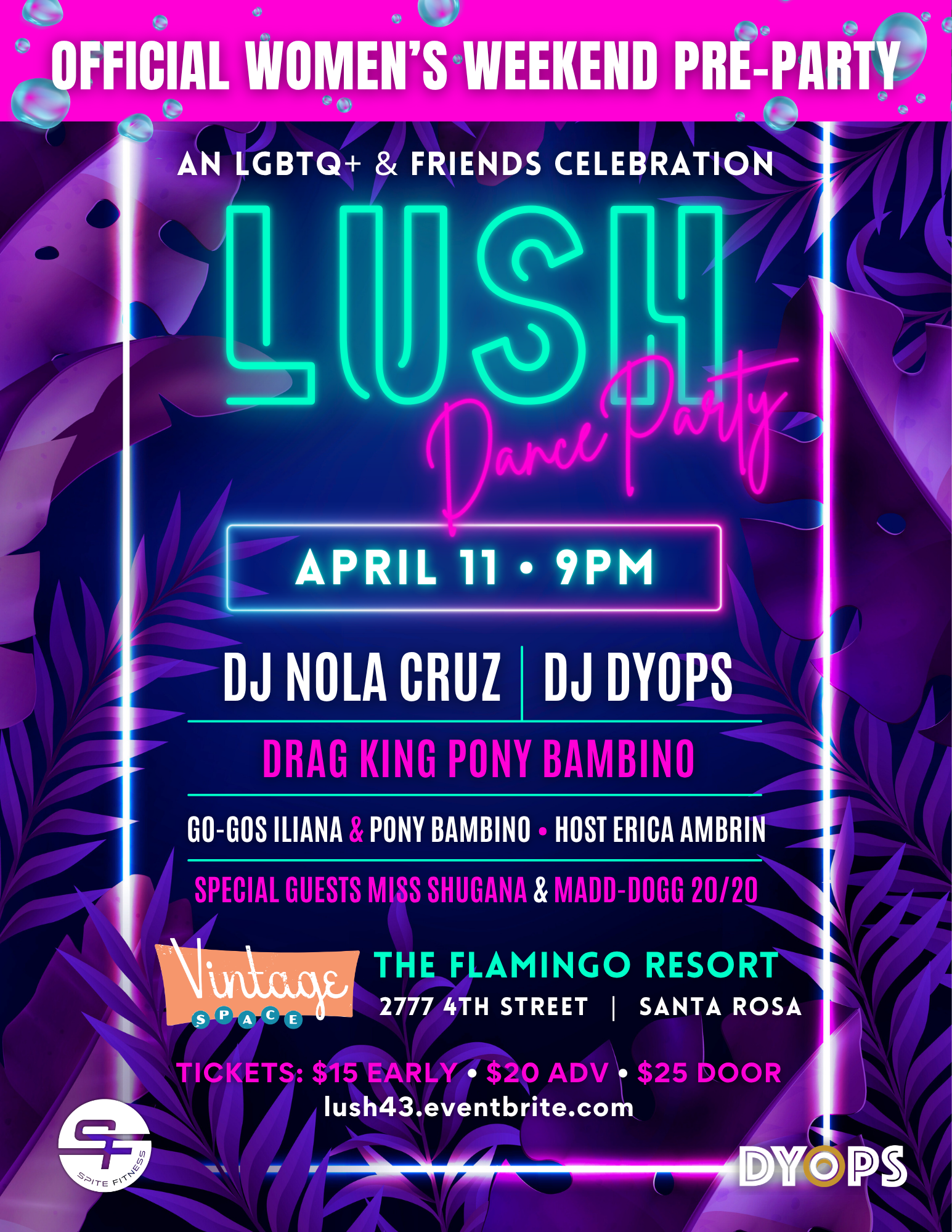 LUSH Women's Weekend Pre-Party