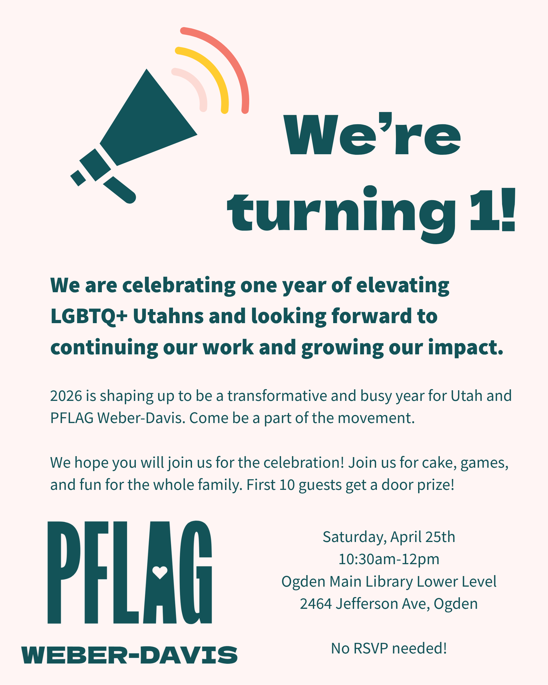 PFLAG Weber-Davis Birthday Party