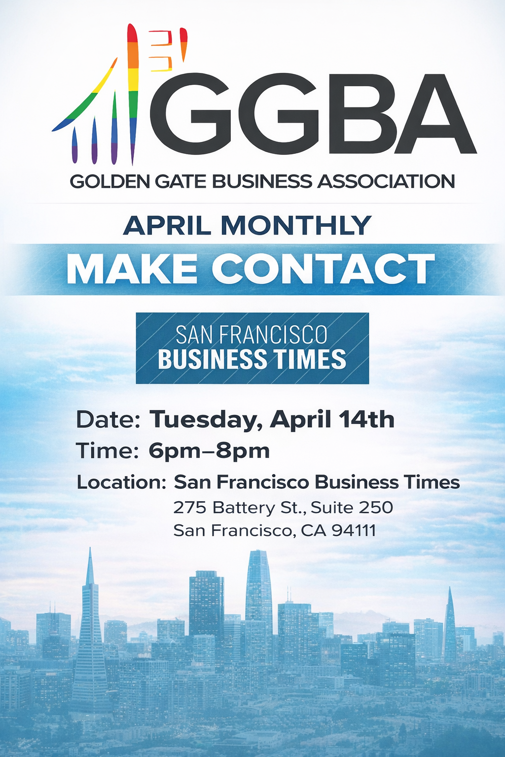 Monthly Make Contact Networking Event