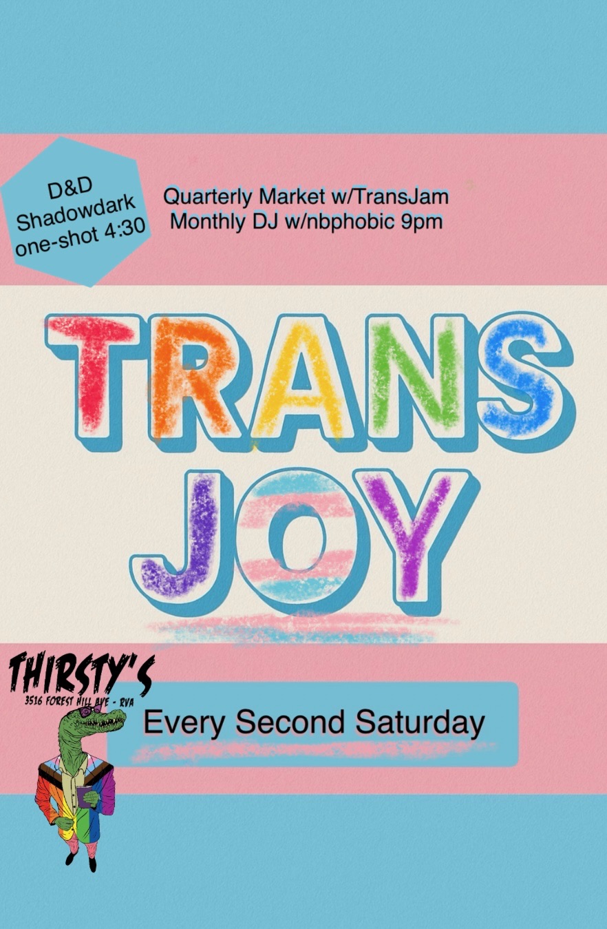 Trans Joy (every 2nd Saturday)
