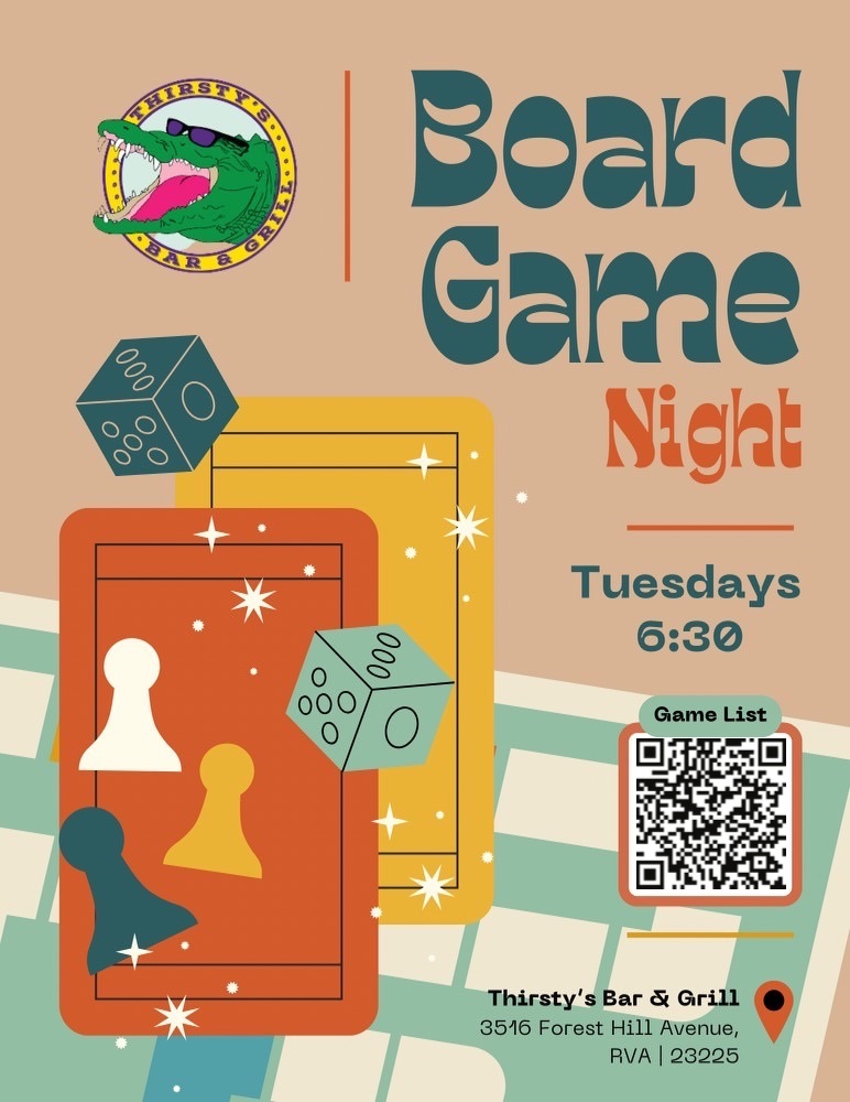 Board Game Night / Be Your Own Vinyl DJ (BYOV DJ)