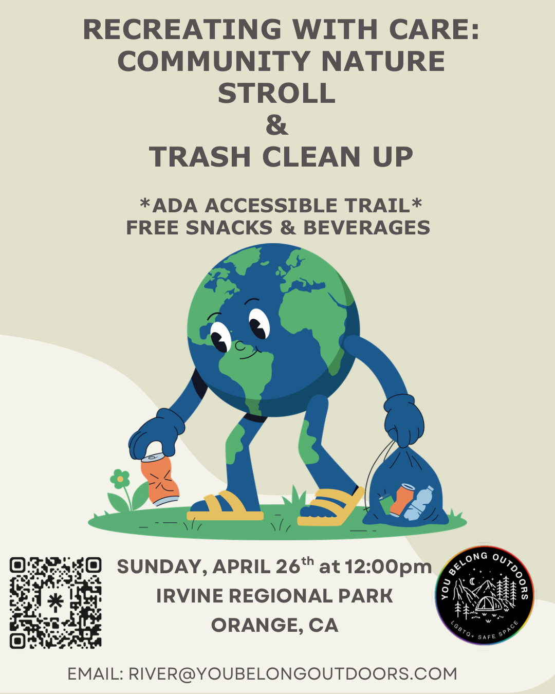 Earth Month Nature Stroll & Trash Clean Up