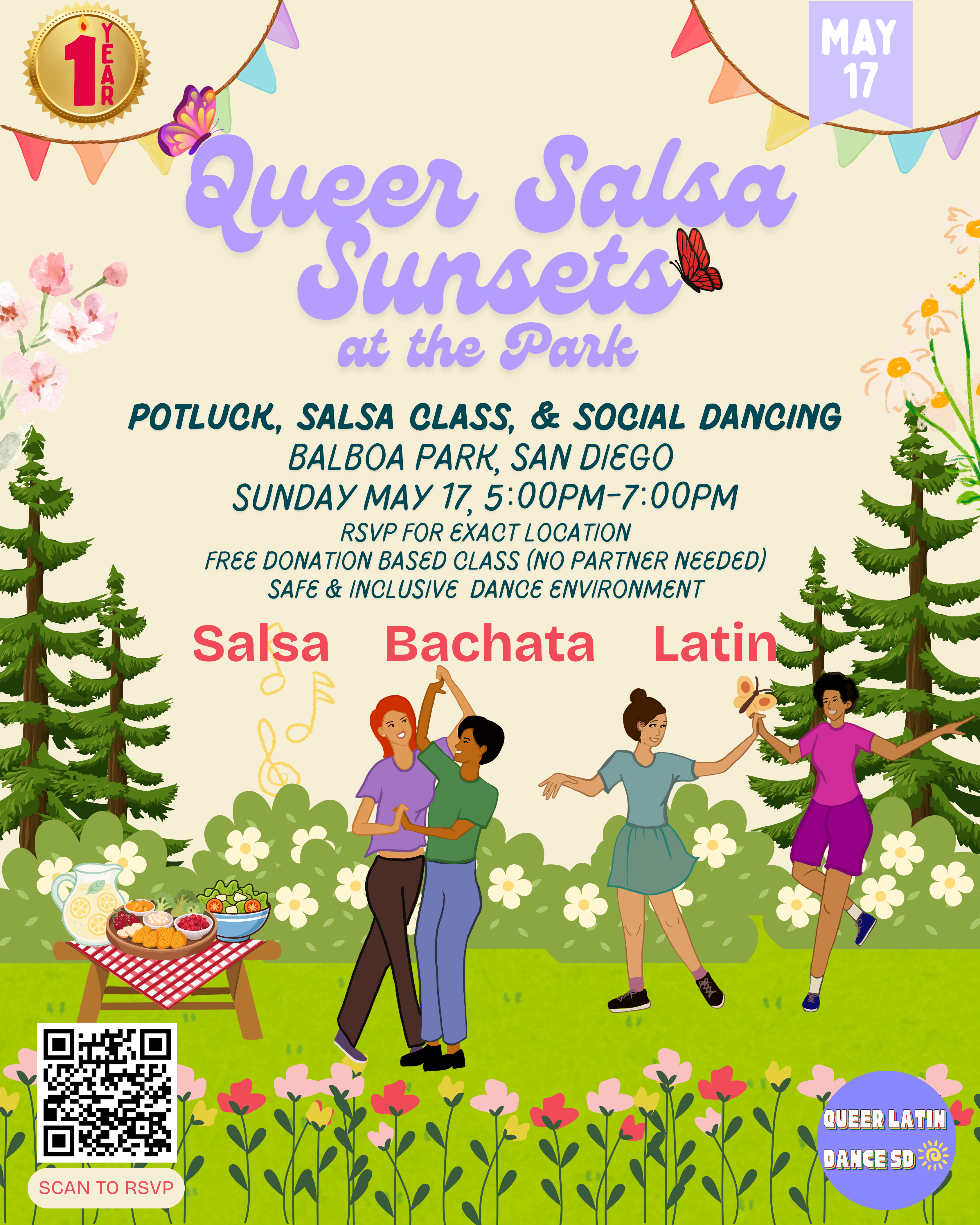 Queer Salsa Sunsets at the Park