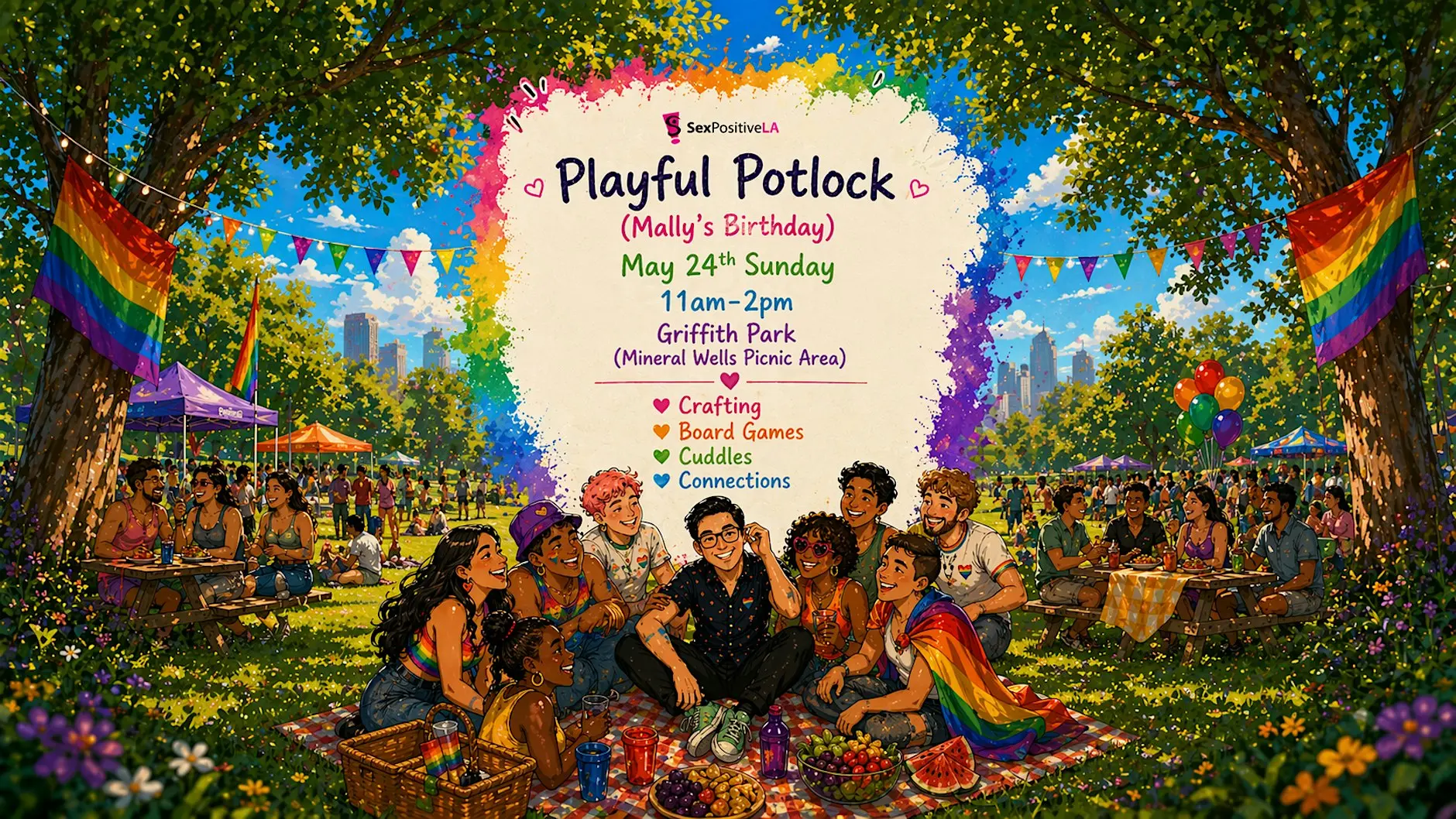 Playful Potluck at Griffith Park