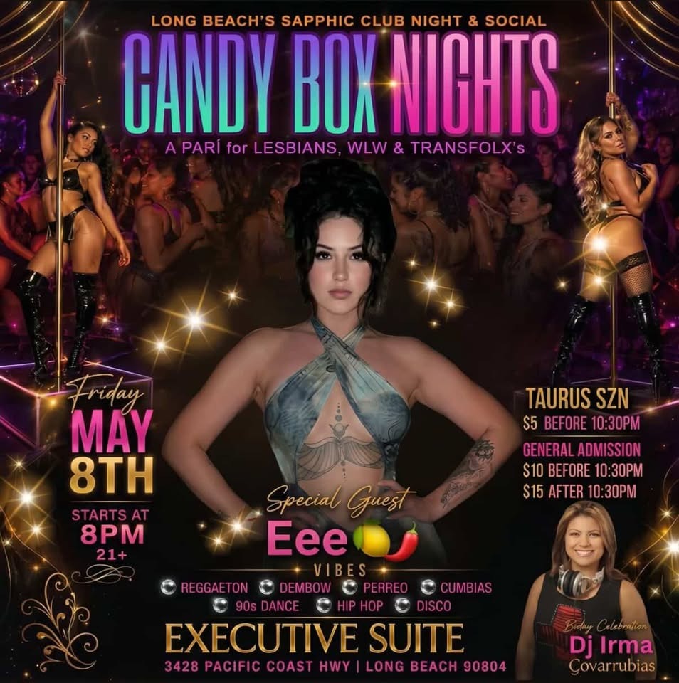 Lesbian Sapphic Club Night in Long Beach