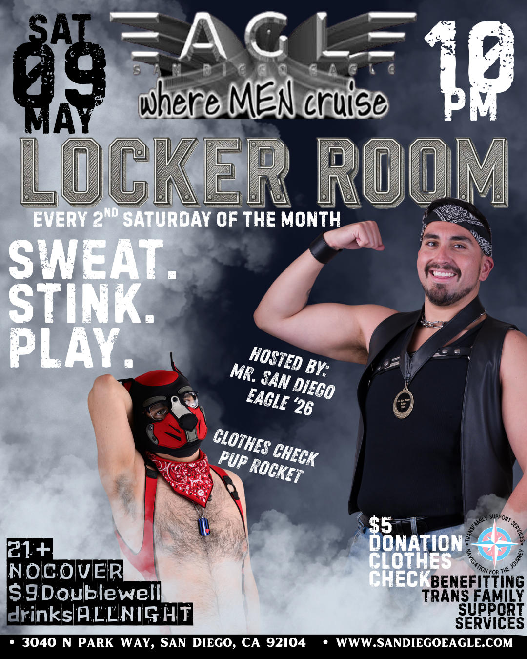 Locker Room at The Eagle