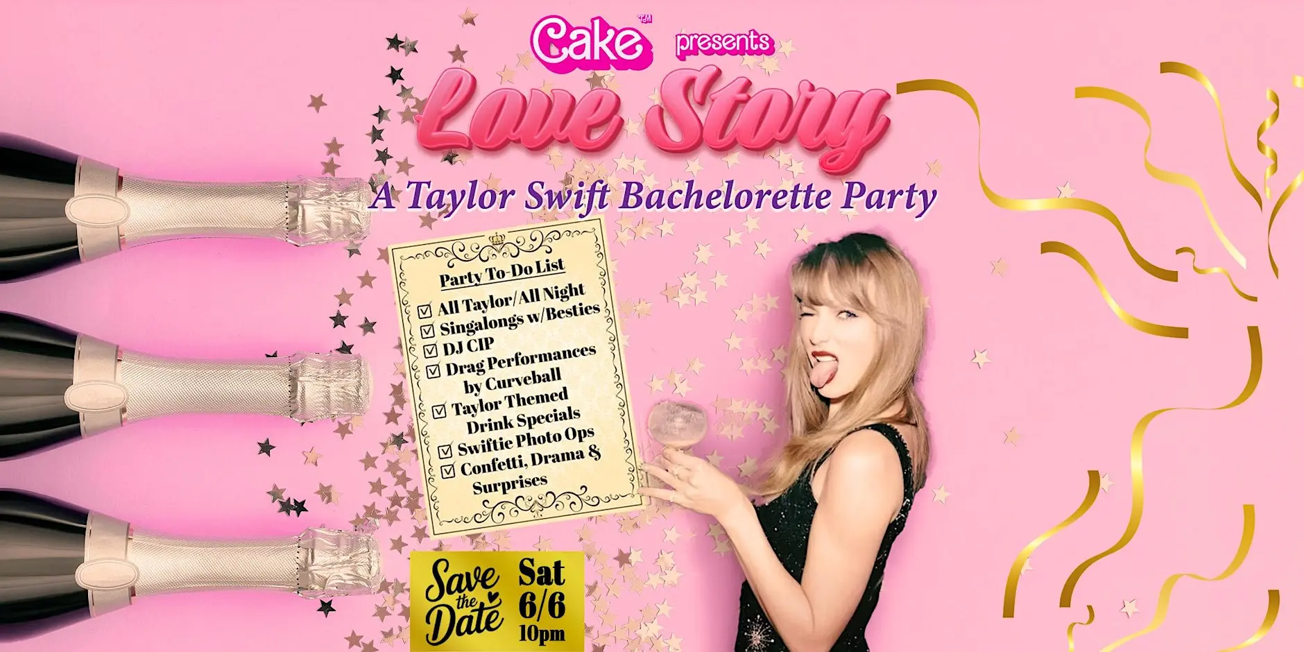 Love Story- A Taylor Swift Bachelorette Party in the Heart of the Castro!