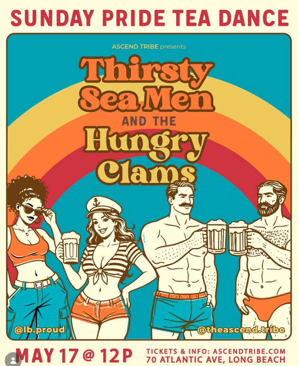 Pride Tea Dance: Thirsty Sea Men and Hungry Clams