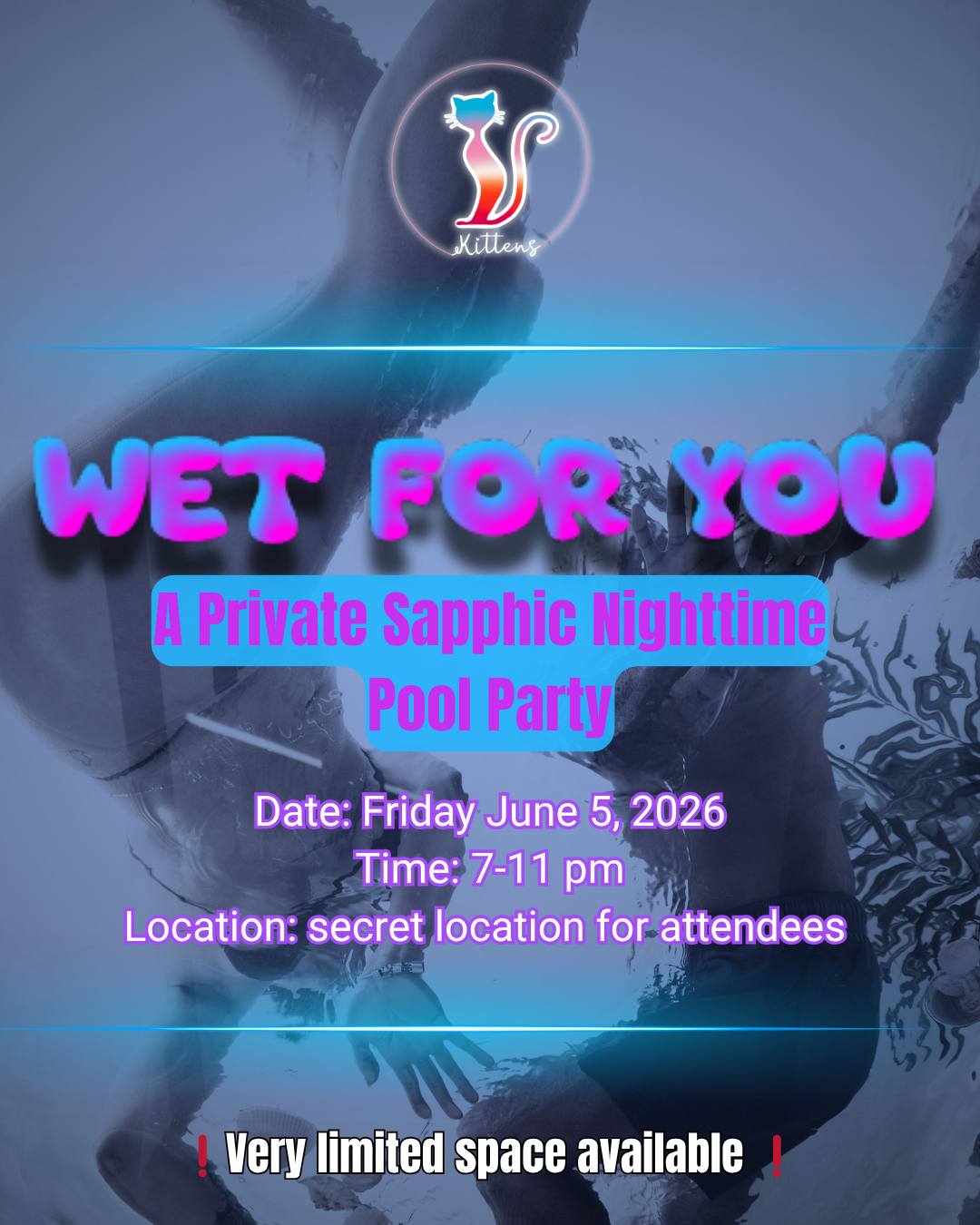 Wet For You: A Nighttime Sapphic Pool Party