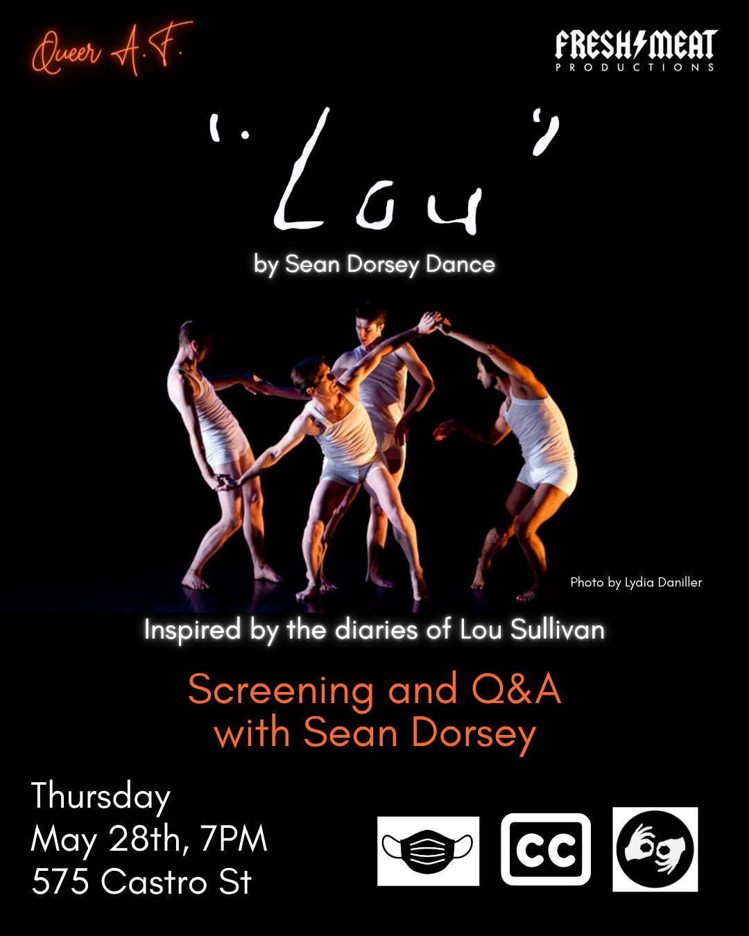 ‘Lou’ screening and Q&A with Sean Dorsey