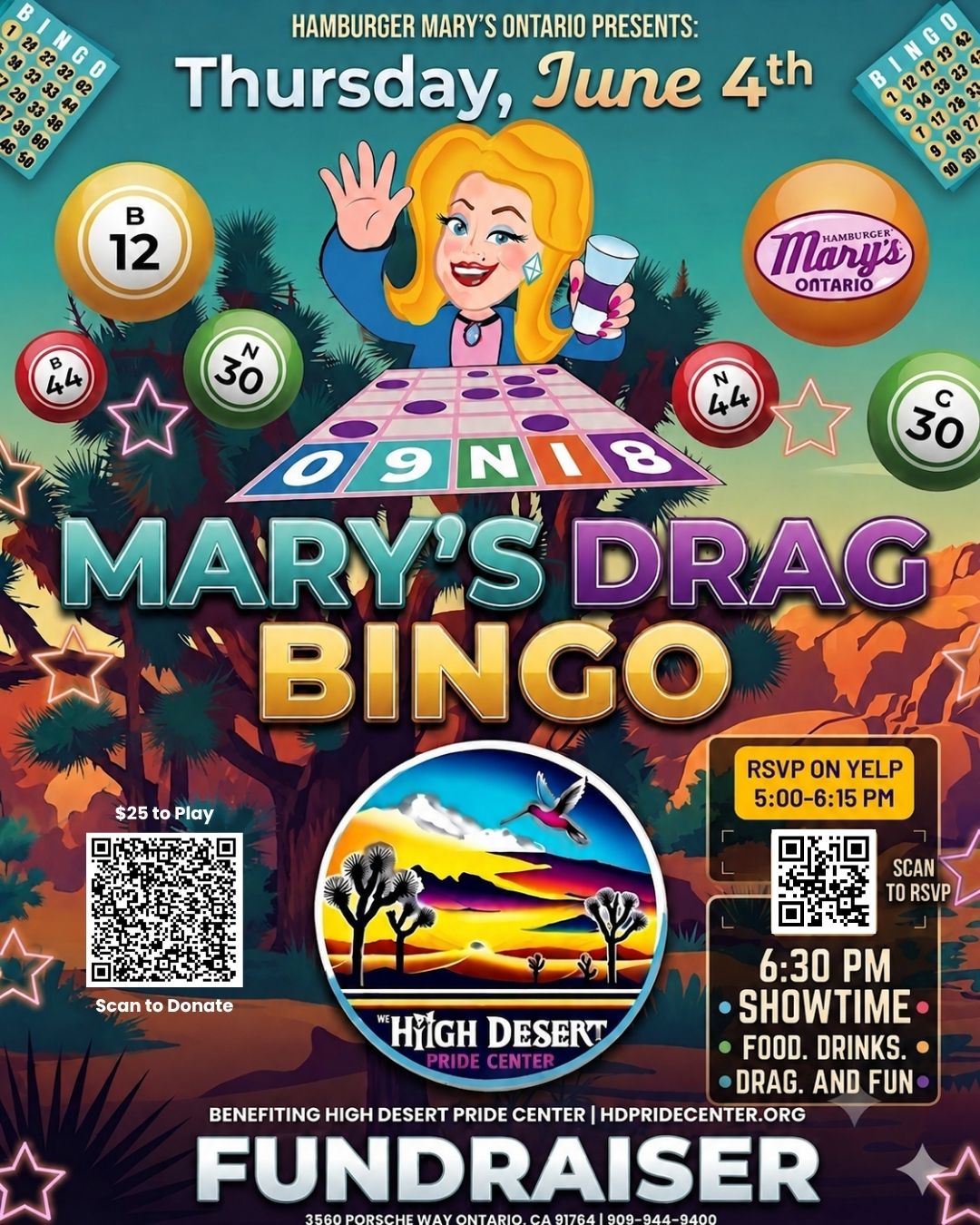 Drag Queen Bingo Fundraiser