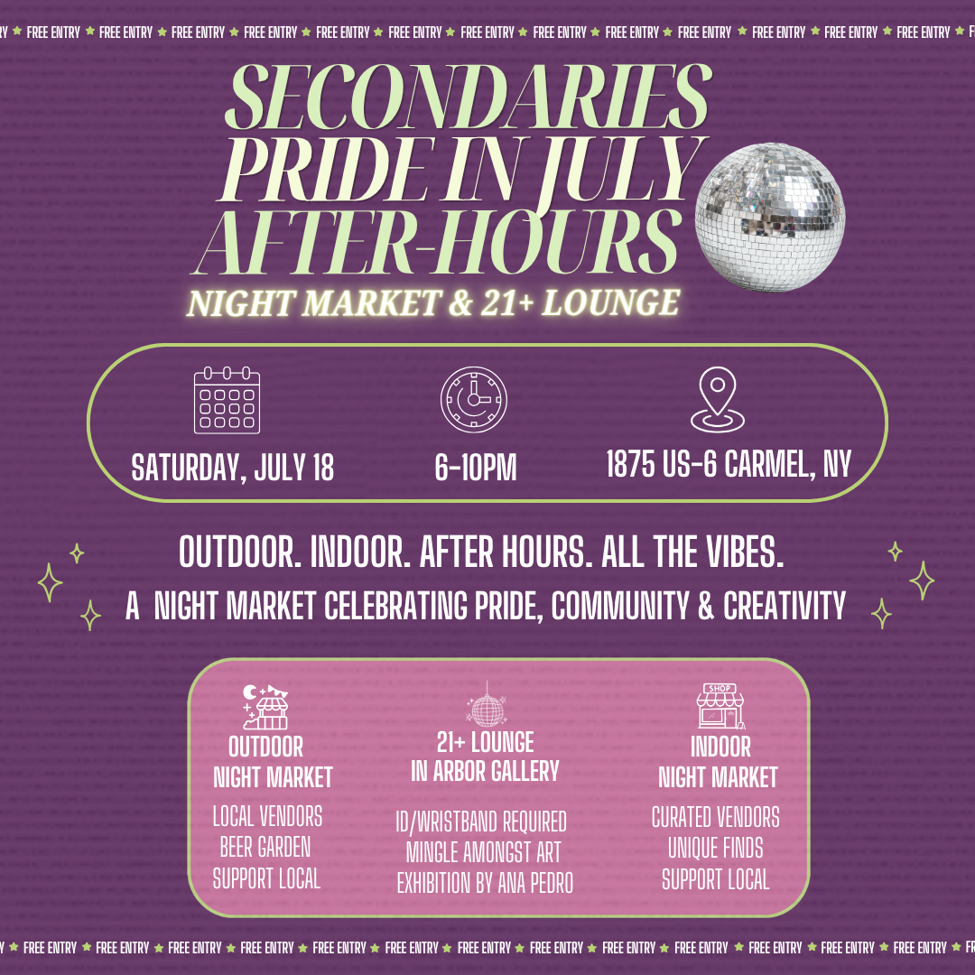 Secondaries Pride in July: Afteer Hours