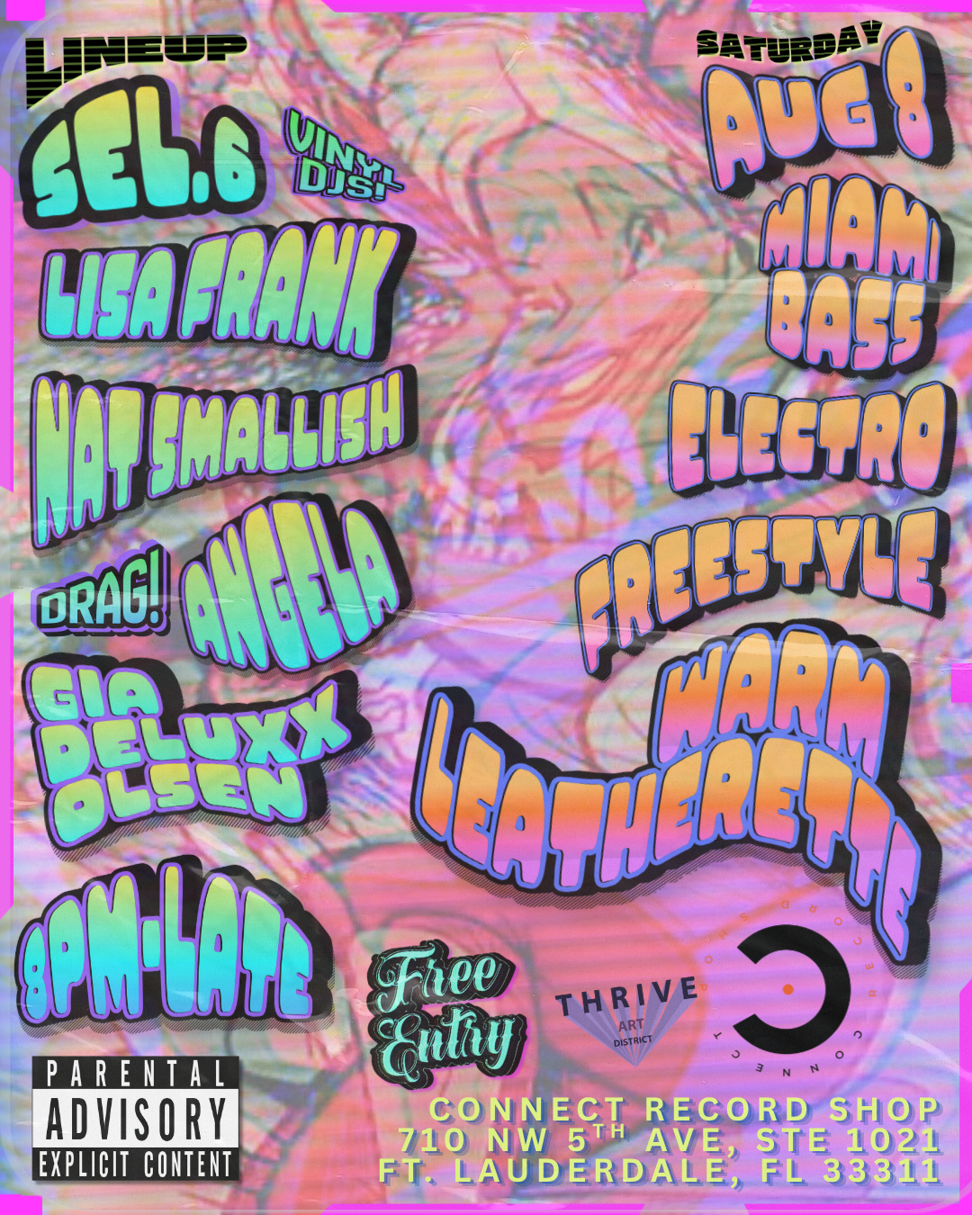 Warm Leatherette: Psychedelic Booty at Connect Record Shop