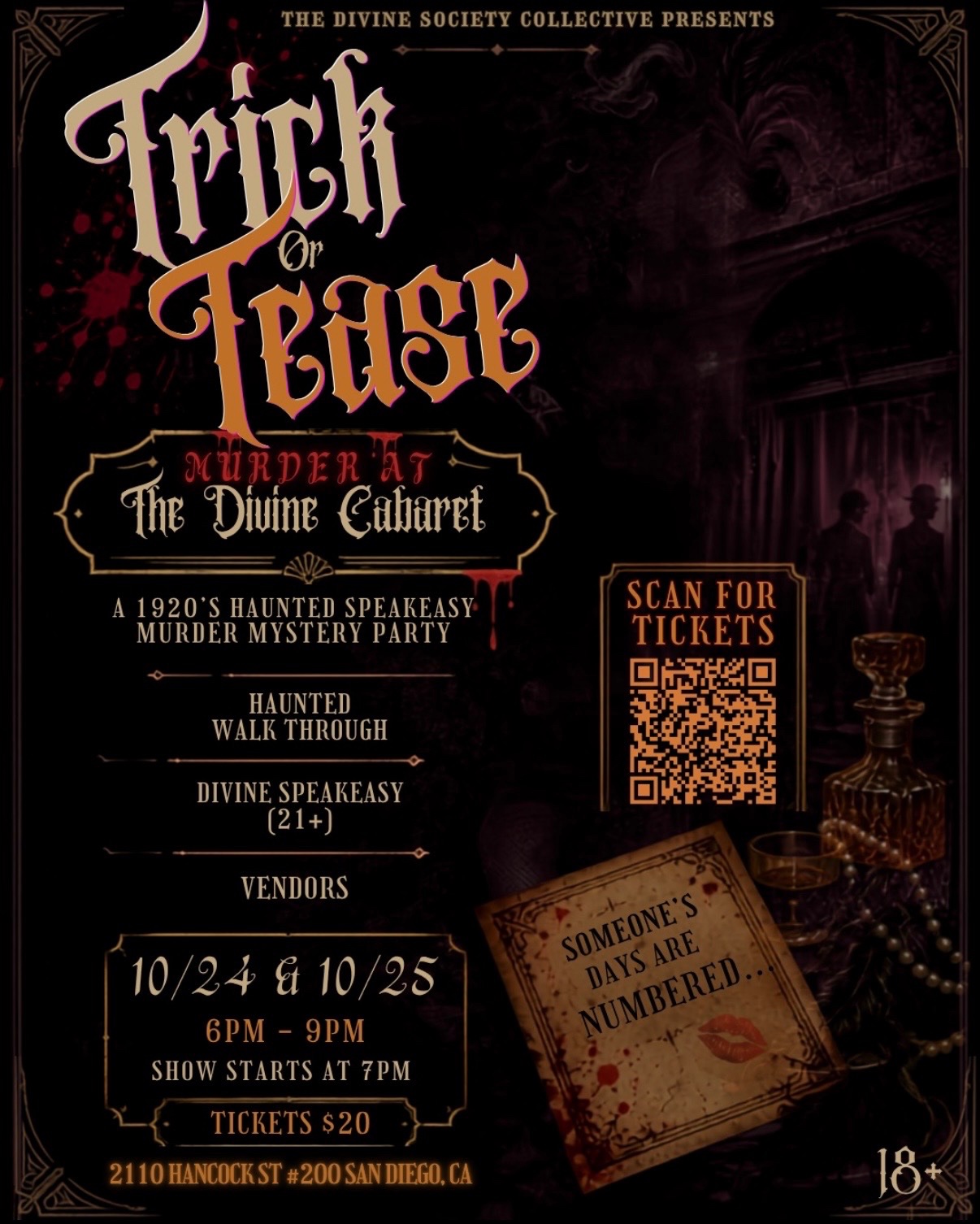 Trick Or Tease: Murder at The Divine Cabaret