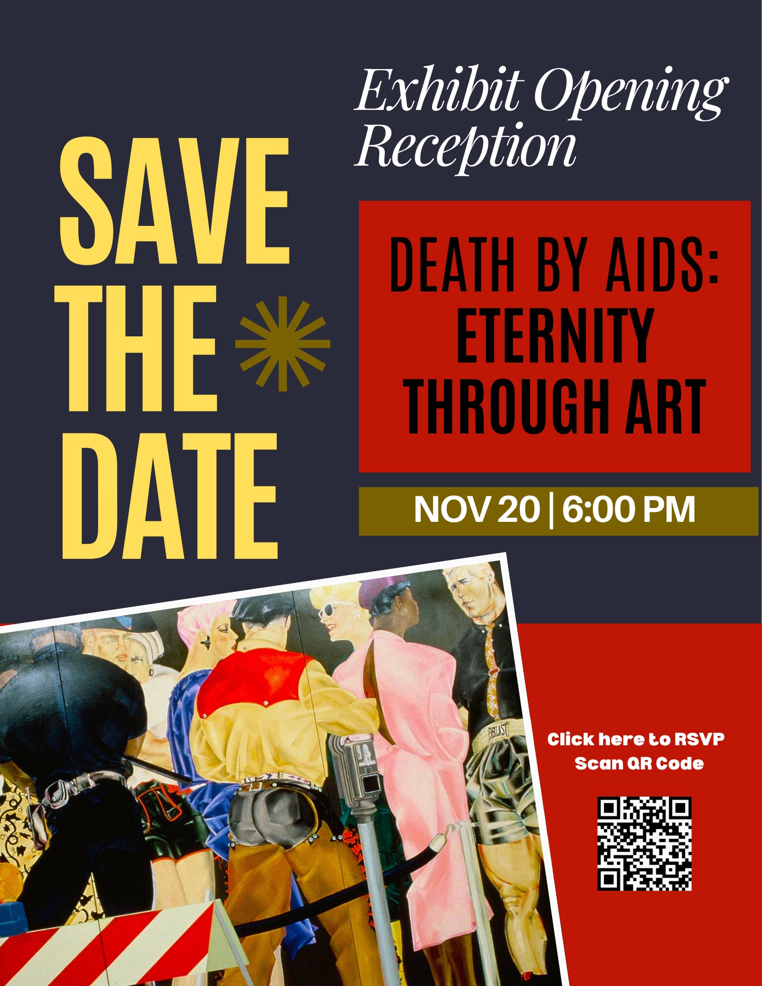 Death by Aids - Eternity Through Art Exhibition Opening